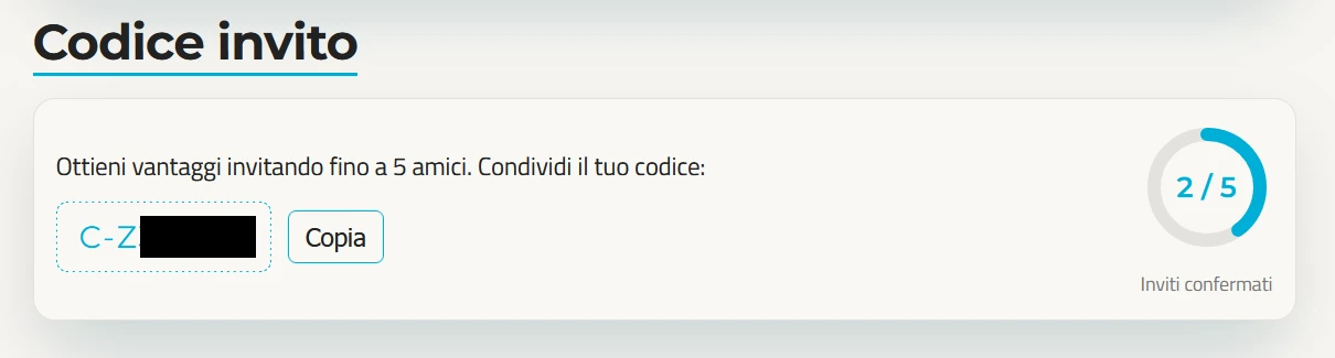 Codice Invito di Compilerò